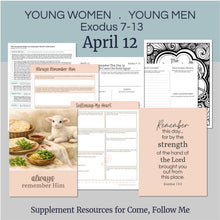 Load image into Gallery viewer, April BUNDLE | LDS Come, Follow Me Youth Lesson Outlines for Home and Church | 4 Lesson Plans

