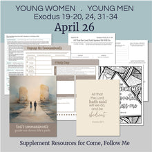 Load image into Gallery viewer, April BUNDLE | LDS Come, Follow Me Youth Lesson Outlines for Home and Church | 4 Lesson Plans
