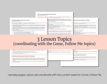 Load image into Gallery viewer, April 27-May 4 | Come, Follow Me Primary Lesson Outline | Temples, “Holiness to the Lord”
