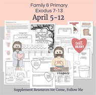Lesson helps for LDS primary teachers for April 6-12 | Come, Follow Me Primary Lesson Outline | Exodus 7–13, “Remember This Day, in Which Ye Came Out from Egypt”

This kit includes coloring pages, activities, games, and discussion questions that are perfect for Family scripture study, come follow me for families,  or for your Primary lesson. 
