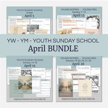 Load image into Gallery viewer, April BUNDLE | LDS Come, Follow Me Youth Lesson Outlines for Home and Church | 4 Lesson Plans
