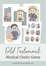 Load image into Gallery viewer, Old Testament Musical Chairs Bible Game
