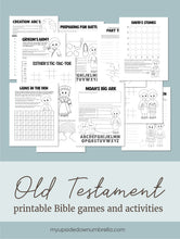 Load image into Gallery viewer, Old Testament Games and Activity Pages
