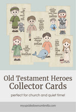 Load image into Gallery viewer, Old Testament Heroes Collector Cards | Bible Learning Stories and Games

