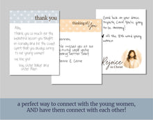 Load image into Gallery viewer, Young Women Rejoice in Christ | YW Greeting Cards | 2027 LDS Youth Theme | Philippians 4:4
