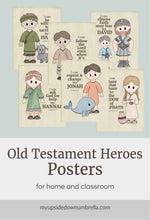 Load image into Gallery viewer, Old Testament Heroes Posters 8x10, 11x14
