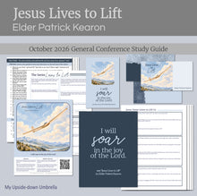 Load image into Gallery viewer, Lesson outline for Relief Society Teachers for 
Elder Patrick Kearon - Jesus Christ Lives to Lift | October 2026 General Conference 
 These RS lesson helps include slides, a study guide, handouts, printables, class discussion questions and personal application items to help you present an engaging Relief Society lesson. 

