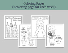 Load image into Gallery viewer, June Full MONTH NURSERY Lesson Helps (4 Lessons) Come Follow Me for Toddlers
