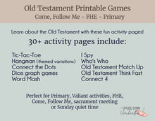 Load image into Gallery viewer, Old Testament Printable Games and Activities for Come, Follow Me 2026
