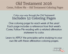 Load image into Gallery viewer, Old Testament Coloring Pages | LDS Adult Printable Coloring Book
