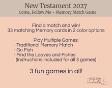Load image into Gallery viewer, New Testament Memory Match Game
