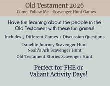 Load image into Gallery viewer, Bible Scavenger Hunt Game (Old Testament)
