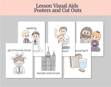 Load image into Gallery viewer, July 28-August 3, Lesson Helps for Home, Church | Primary Come Follow Me 2025 | D&amp;C 84 &quot;The Power of Godliness&quot; | Games, Coloring Activities
