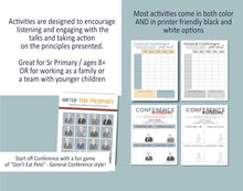 Load image into Gallery viewer, General Conference Activities Kit
