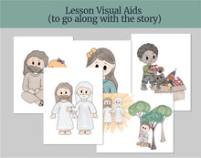 Load image into Gallery viewer, November Full MONTH NURSERY Lesson Helps, Come Follow Me for Toddlers | 5 Minute Lesson Outline &amp; Coloring Pages | Nursery Children age 1-3 (Copy) (Copy)
