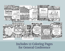 Load image into Gallery viewer, General Conference Coloring Pages for Teens and Adults (Digital Download)
