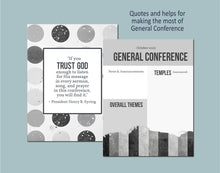 Load image into Gallery viewer, General Conference Journal | October 2025 Notebook and Study Guide - Black and White
