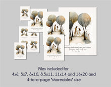 Load image into Gallery viewer, Walk with Me | 2026 Youth Theme YW Printable Posters for LDS Young Women, Moses 6:34
