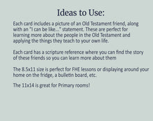 Load image into Gallery viewer, Old Testament Heroes Posters 8.5x11, 11x14
