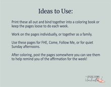 Load image into Gallery viewer, Old Testament Coloring Pages | LDS Adult Printable Coloring Book
