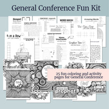 Load image into Gallery viewer, General Conference Fun Kit
