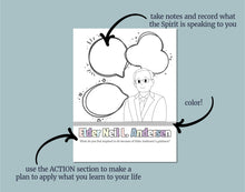 Load image into Gallery viewer, Words of the Prophets General Conference Notes Pages
