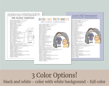 Load image into Gallery viewer, Old Testament Reading Chart and Come, Follow Me Printable Schedule for 2026
