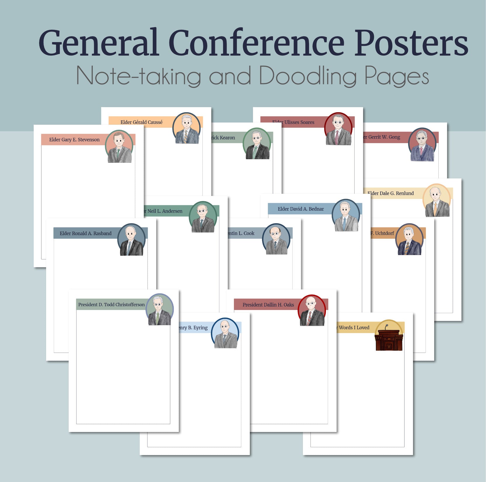 General Conference Fun General Conference Activities Kit and Games for LDS Primary, YW, YM ...