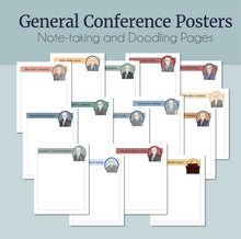 Load image into Gallery viewer, General Conference activities, conference journal, Conference fun for primary kids, General Conference for families, printable games and activities, LDS, Word search, Crossword puzzle, coloring page, president oaks, adult coloring pages, activities for youth, Young Women, Games, printables, April 2026 LDS General Conference Fun Kit | Coloring and Activity Pages for LDS Families, LDS Conference Games, Conference Book Kids, Youth, General Conference Fun Pages

