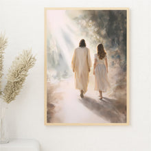 Load image into Gallery viewer, Young Women Walk with Me Poster and Cards | 2026 Youth Theme YW Printable Posters, Moses 6:34
