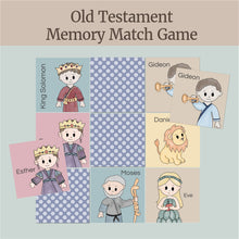 Load image into Gallery viewer, Old Testament Memory Match Game, Go fish game, old maid game, Bible Memory Match, Bible GO Fish Game,
Games for LDS Primary children, Valiant Activities, Activity Days, LDS families, LDS games, Christian games, bible games for families, bible games for kids. Printable bible games, printable old testament games, Sunday School, Bible learning games, Come Follow Me, LDS Scripture Games Family Home Evening, FHE, simple lds activities for families

