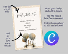 Load image into Gallery viewer, Young Women Walk with Me | Event Invitations for YW Activity | 2026 LDS Youth Theme
