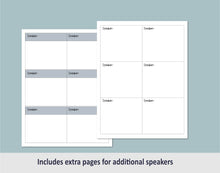 Load image into Gallery viewer, Conference Notes Pages

