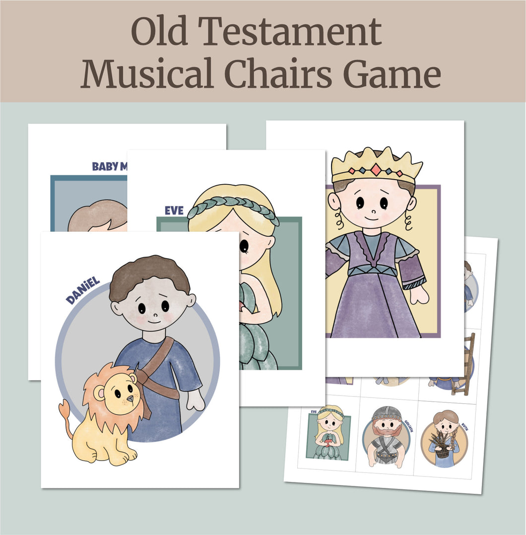Old Testament musical chairs game for vacation bible school, 

Games for LDS Primary children, Valiant Activities, Activity Days, LDS families, LDS games, Christian games, bible games for families, bible games for kids. Printable bible games, printable old testament games, Sunday School, Bible learning games, Come Follow Me, LDS Scripture Games Family Home Evening, FHE, simple lds activities for families, Latter-day Saint Families, fun lds games for family night, interactive bible lessons for families, bibl
