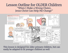 Load image into Gallery viewer, August 24-30 | Come Follow Me Primary Lesson | “I Will Declare What He Hath Done for My Soul” | Repentance, Sharing the Gospel
