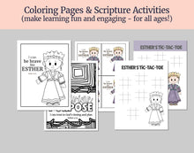 Load image into Gallery viewer, August 3-9 | Come Follow Me Primary Lesson | “Thou Art Come … for Such a Time as This”  | Esther, Fasting, Being Brave
