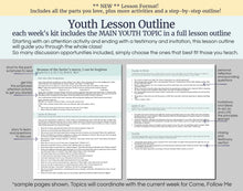 Load image into Gallery viewer, August 3-9 | LDS Youth Sunday School Lesson Helps | “Thou Art Come… for Such a Time as This” | Esther, Helping Others, Fasting, Courage
