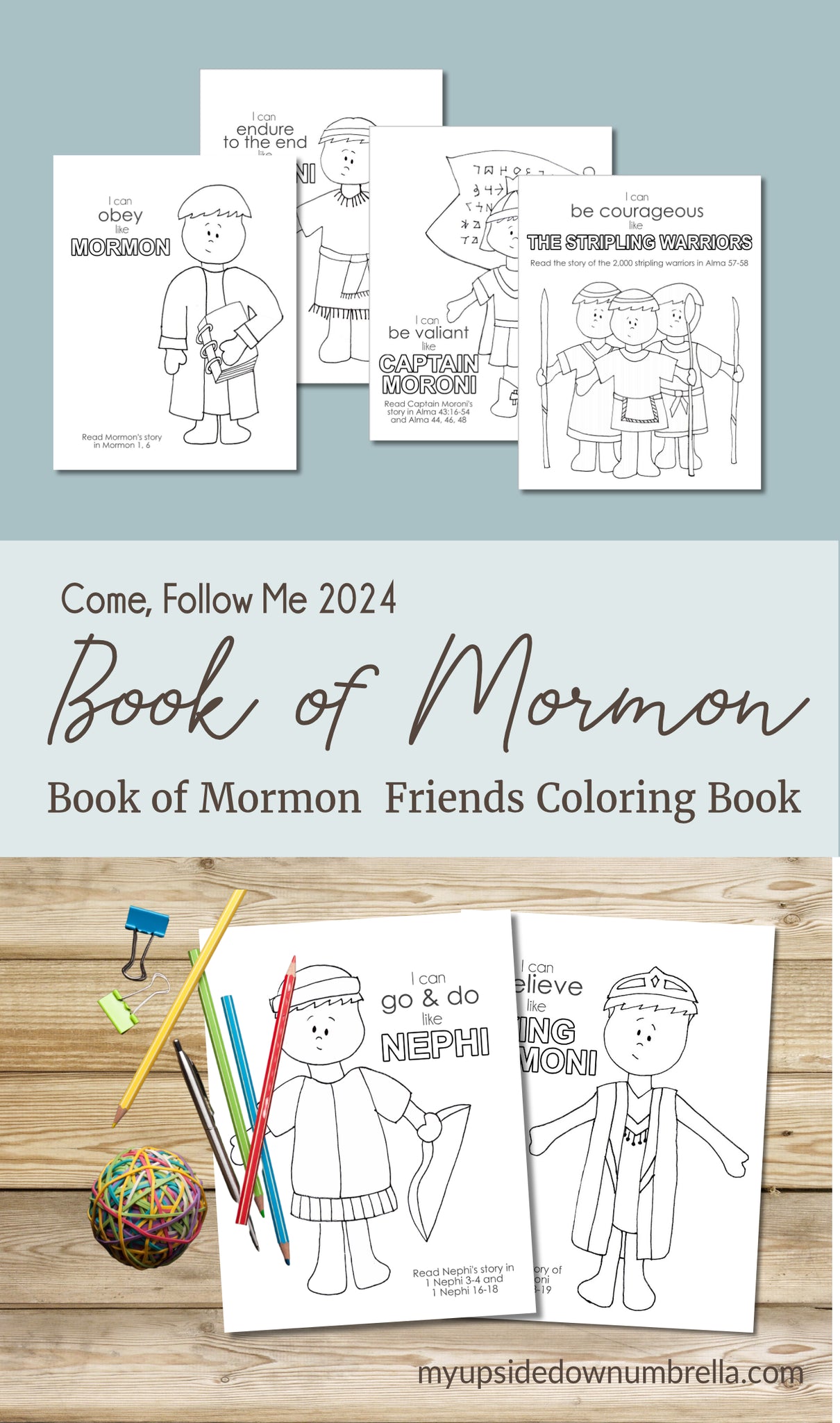 Book of Mormon Coloring Book – My Upside Down Umbrella