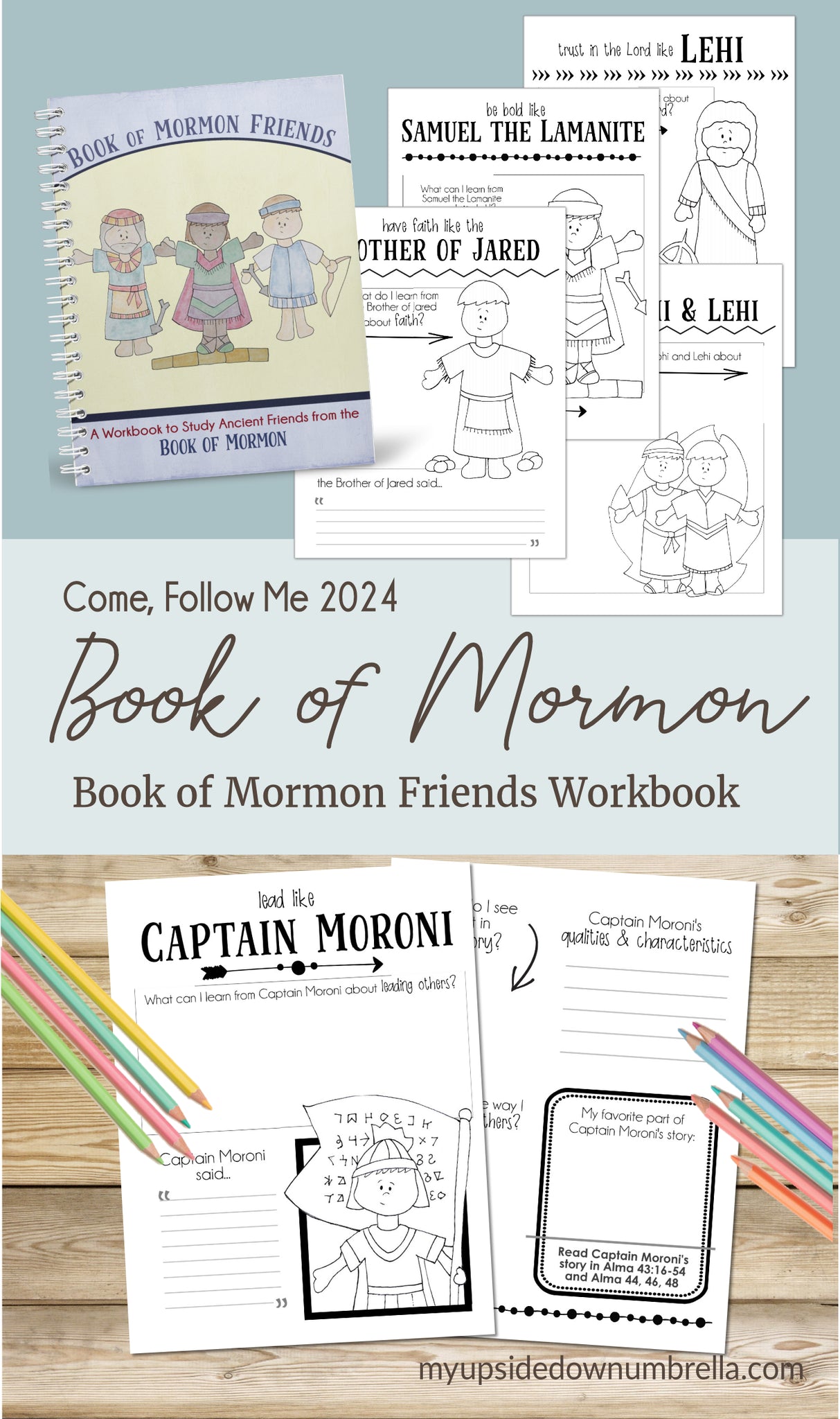 book-of-mormon-heroes-workbook-my-upside-down-umbrella for Free Printable Book Of Mormon Study Guide Book of Mormon Heroes Workbook – My Upside Down Umbrella for Free Printable Book Of Mormon Study Guide