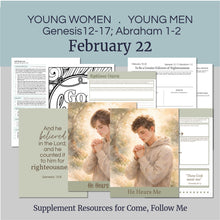 Load image into Gallery viewer, February BUNDLE | LDS Come, Follow Me Youth Lesson Outlines for Home and Church
