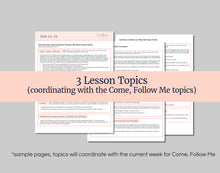 Load image into Gallery viewer, March 2-8 | Come, Follow Me Primary Lesson Outline, "Let God Prevail"
