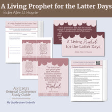 Load image into Gallery viewer, RS Lesson Plan , Relief Society lesson helps &quot;A Living Prophet for the Latter Days&quot; by Elder Allen D. Haynie April 2023
