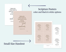 Load image into Gallery viewer, January 19-25 | LDS Youth Lesson Plan | Young Women, Young Men | "The Fall of Adam and Eve"
