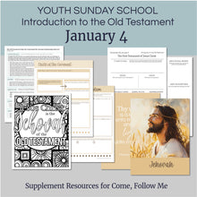 Load image into Gallery viewer, youth lesson plan for young women, young men, aaronic priesthood lesson outline, YW lesson, YM lesson, Young Women Lesson outline, young women lesson plan, lesson helps for young women leaders, teaching young women lesson, lesson helps for LDS youth, Lesson handout, coloring page, scriptures, family home evening for teens,

December 29-January 4 | LDS Youth Lesson Plan | Sunday School Outline | Come, Follow Me, "Introduction to the Old Testament"

