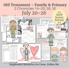 Load image into Gallery viewer, July BUNDLE | Primary Come, Follow Me Lesson Helps for Home &amp; Church
