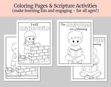 Load image into Gallery viewer, July 27-August 2 | Come Follow Me Primary Lesson |  “I Am Doing a Great Work” | Nehemiah, Scriptures, Temples
