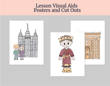 Load image into Gallery viewer, June 22–28 | Primary Come Follow Me Lesson Helps | “Hear Thou in Heaven Their Prayer” | King David | Temples
