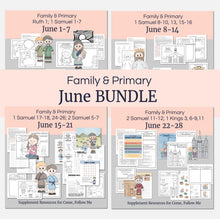 Load image into Gallery viewer, June BUNDLE | Primary Come, Follow Me Lesson Helps for Home &amp; Church (Copy)
