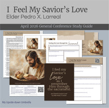 Load image into Gallery viewer, Lesson outline for Relief Society Teachers for 
Elder Pedro X. Larrael - I Feel My Savior's Love - April 2026
 These RS lesson helps include slides, a study guide, handouts, printables, class discussion questions and personal application items to help you present an engaging Relief Society lesson. 

