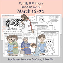 Load image into Gallery viewer, Lesson helps for LDS primary teachers for Come Follow Me 2025 Family scripture study, come follow me for families, FHE lesson outline, primary lesson outline, primary coloring pages, nursery coloring pages, primary activities, activity pages, scripture games, lesson ideas for come follow me, primary children lesson plan, family home evening

March 16-22 | Come, Follow Me Primary Lesson Outline, "God Meant It unto Good", Genesis 42-50

